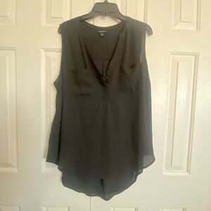Torrid Black Sleeveless Blouse